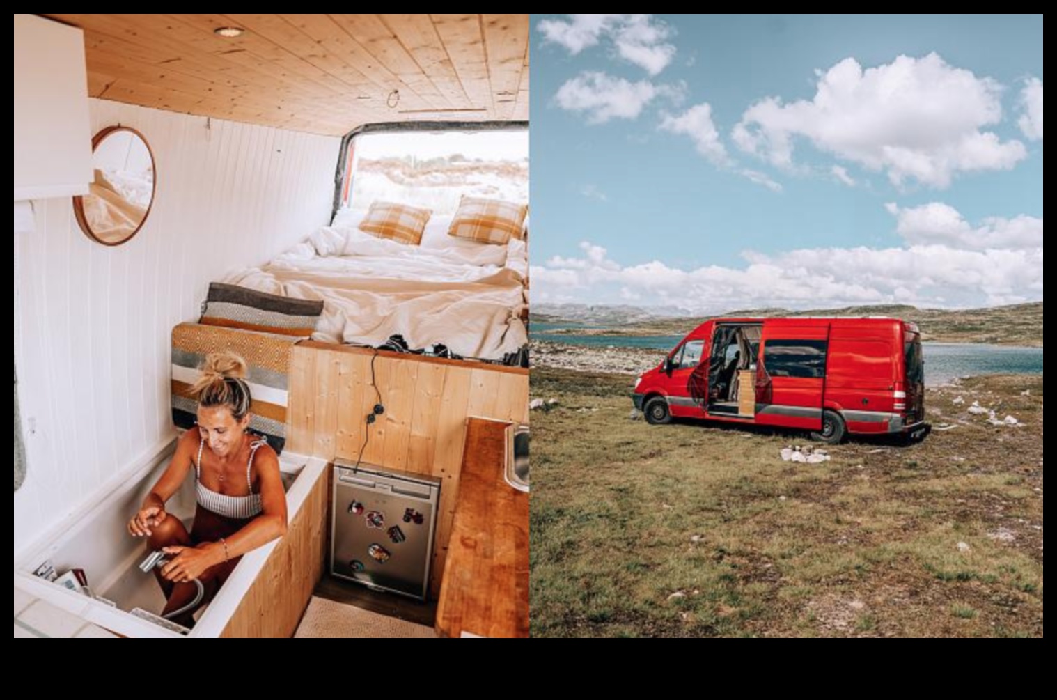 الحياة خارج الشبكة: الممارسات المستدامة في مساكن فان