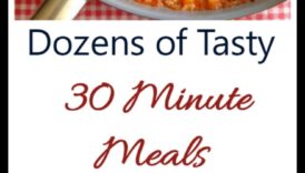 السعادة لمدة نصف ساعة: وجبات سهلة وسريعة لمدة 30 دقيقة