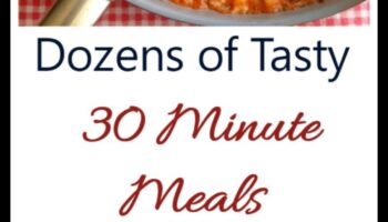 السعادة لمدة نصف ساعة: وجبات سهلة وسريعة لمدة 30 دقيقة