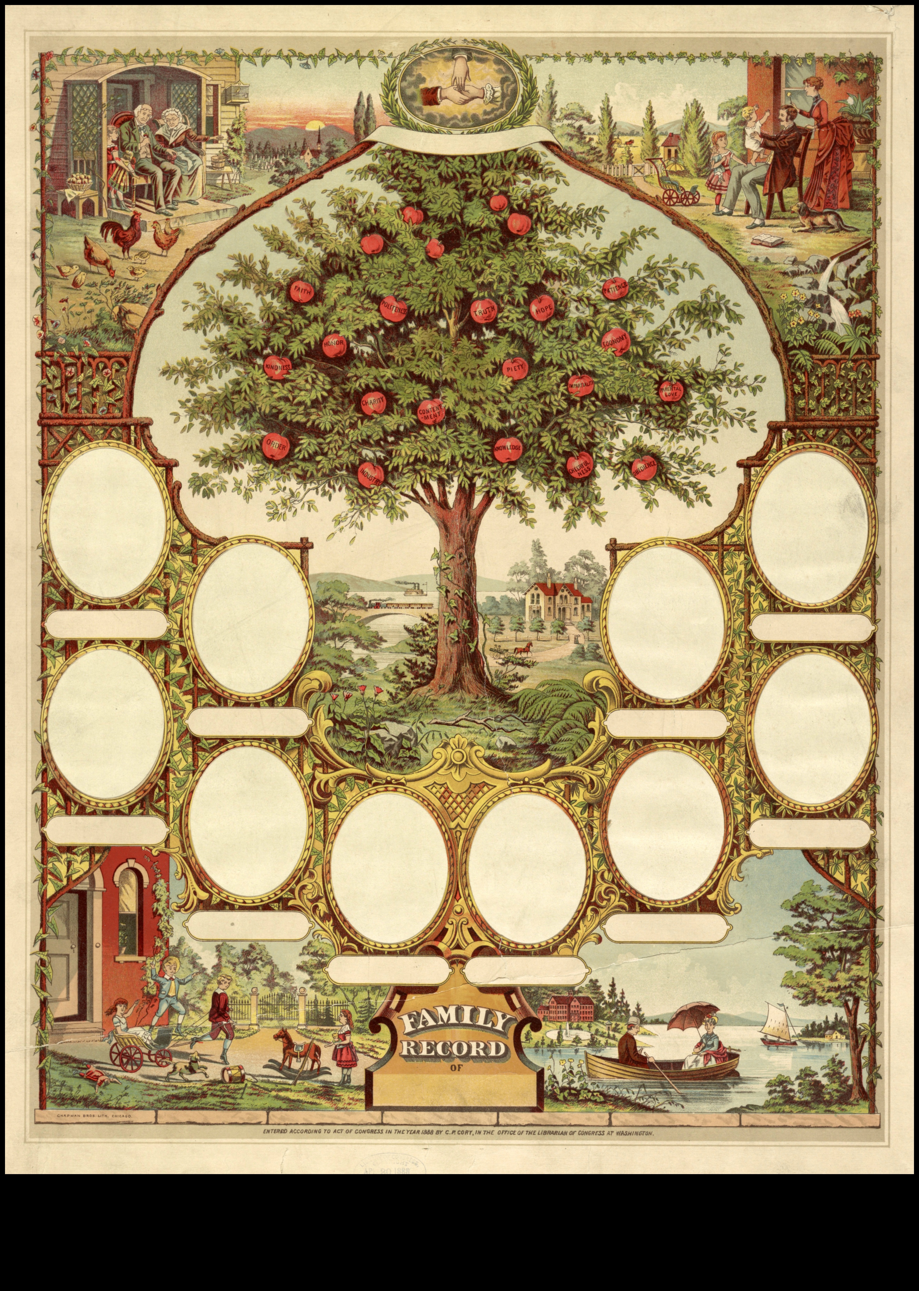 لغة النسب: التمثيلات الفنية في علم الأنساب في العصور الوسطى